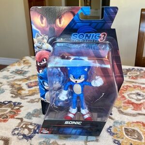 Sonic 3 Sonic Action Figure - (Blue, White, Red)